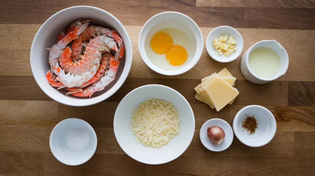 Ingredients for the Best Crab Brûlée