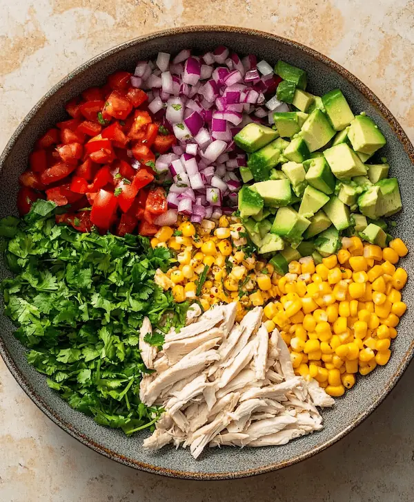 Mexican Chicken Salad Ingredients