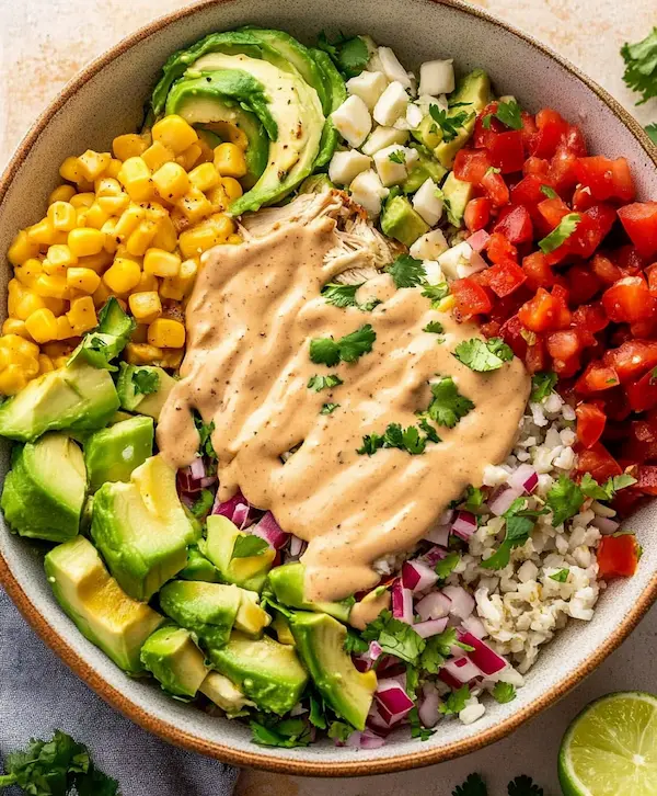 Mexican Chicken Salad Instructions