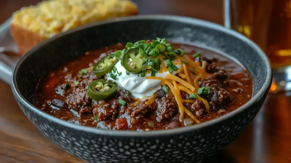 Delicious Bowl Of Venison Chili