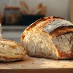 Fresh Sourdough Bread In Kitchen